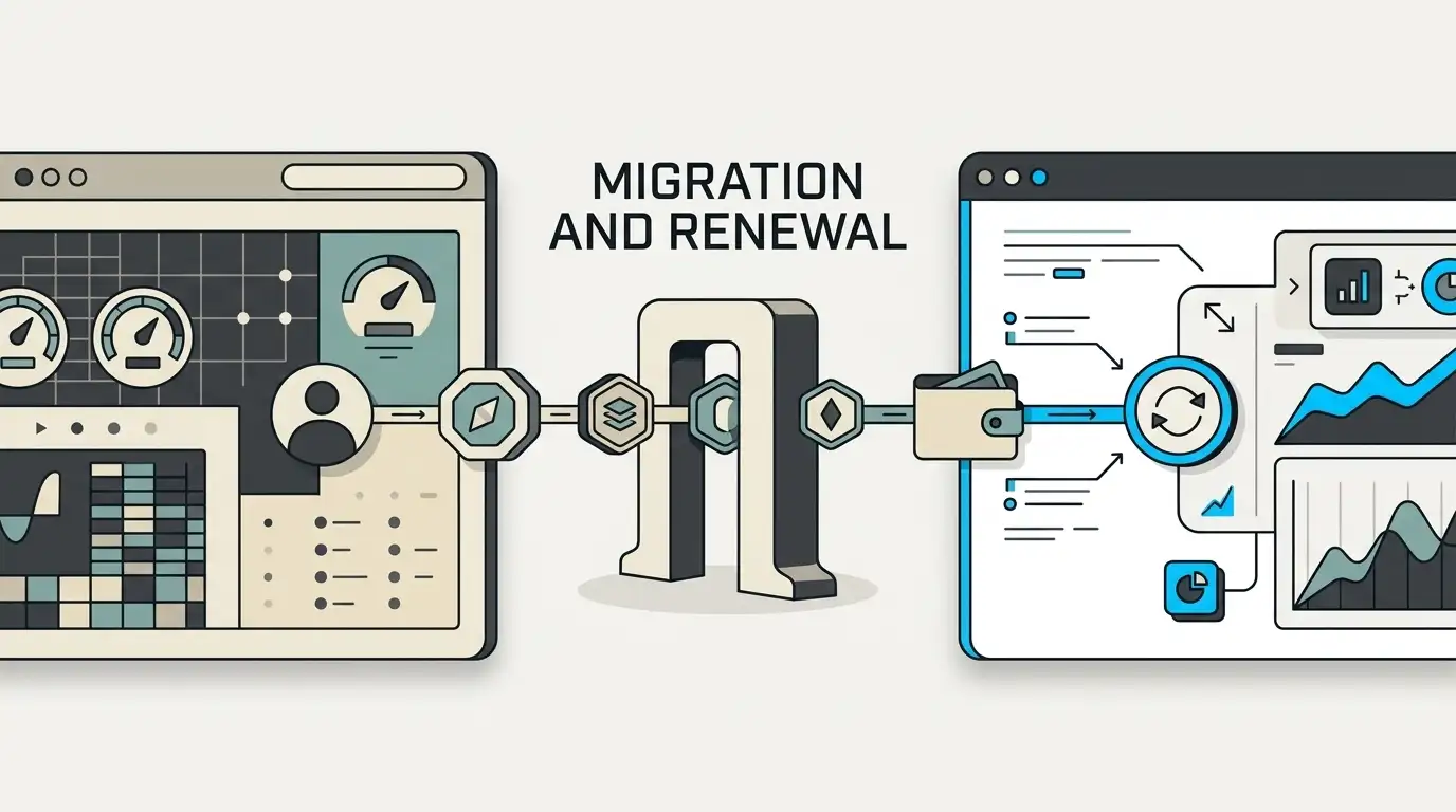 Editorial timeline illustrating the transition from the legacy Jackbit identity to the current Jack.com platform